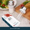 KTCHENDAO 2 in 1 Glass Salt Shaker with Side Pour