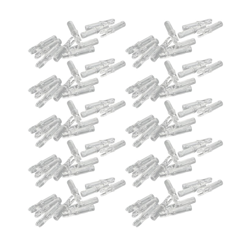 100pcs Archery Arrow Nock Durable Plastic Insert Arrow Nocks Light