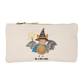 Parent New Mr. & Mrs. Panda L Makeup Bag Bat Wizard, White, S Schminktasche, Hand drawn