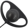 TENQ D Shape Earpiece Headset PTT for Motorola Two Way