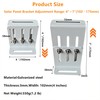 BIAXJUNY Adjustable Solar Panel Tilt Mount Bracket, Heavy Duty Solar