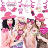 Elevizzle 28pcs Bachelorette Photo Booth Props, Pink Bride to Be