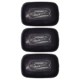 DERMISA BARRA DE JABON DE CARBON CON ACEITE DE COCO Y MANTECA DE KARITE 85GR 3 PIEZAS