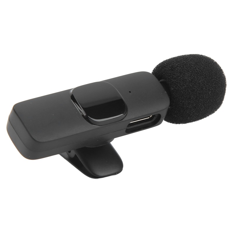 Wireless Lavalier Microphone Intelligent Noise Cut Automatic Pairing Compact Microphone