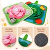Yinkin 2 Pcs Rabbit Foraging Snuffle Mat for Small Animals
