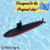 12-Inch Sturgeon-Class Submarine Model– Cold War-Era Fast Attack Submarine
