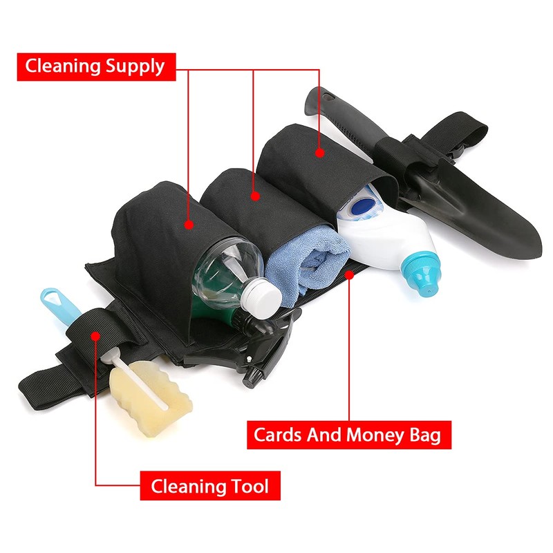 Tool Pouch, Waist Tools Bag Belt, Bottle Holster, Heavy Duty