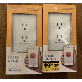 Quirky GE New Quirky/GE Smart Electric Outlet  (2) Pack - Control Power Monitor Energy