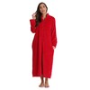 Just Love Plush Zipper Lounger Robe 6729-RED-2X