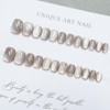JUSTOTRY Pack of 24 Cat Eye Nails for Sticking, Short,