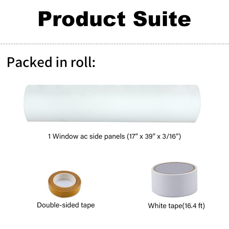 Window Air Conditioner Side Insulated Panel, 1PIC Full Surround Insulation
