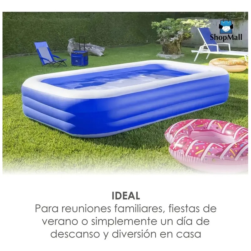 Piscina Familiar Inflable De 3 Metros Para Niños Y Adultos