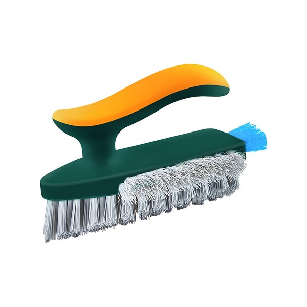 QUINTRA Scrubber for Bathroom Cleaning, 4-in-1 Floor Brush, Flexible, Stiff