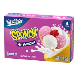 Marinela Sponch Marshmallow Cookies | 3 Pack | 12 Count