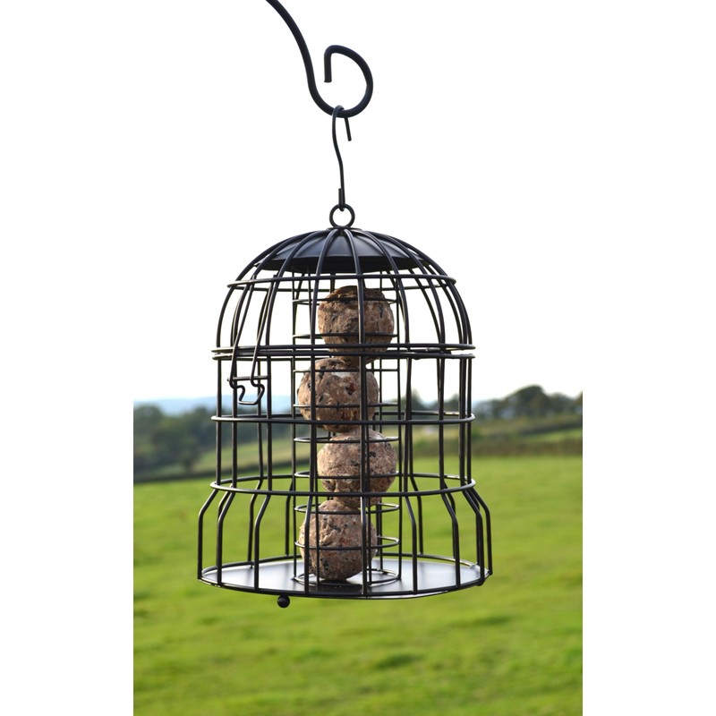 Supa Premium Wild Bird Cage Fat Ball Feeder, Deters Squirrels