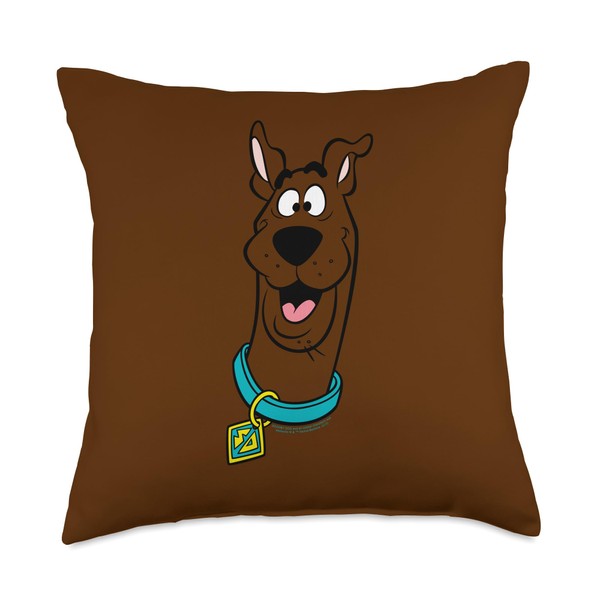 Scooby-Doo Happy Face Throw Pillow, 18x18, Multicolor