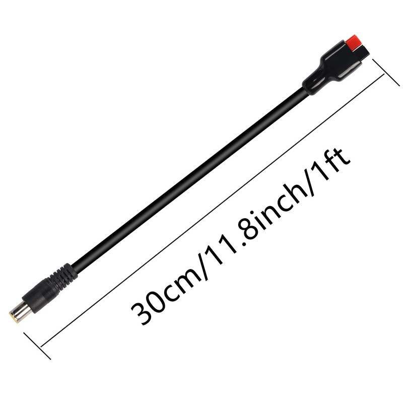 GINTOOYUN 2 Pack DC 8mm Cable with Solar Panel Connector