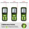 Huepar 330FT Rechargeable Laser Measuring Tool with Angle Sensor, 1/16