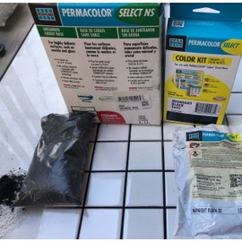 LATICRETE PERMACOLOR Grout Midnight Black 8LB