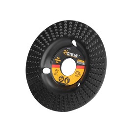 Hoteche 115 mm milling disc for angle grinders with 22 mm bore and 3 mm body thickness, ideal for wood and non-metal, quick cleaning and shaping, wood cutter for angle grinders, efficient roughing