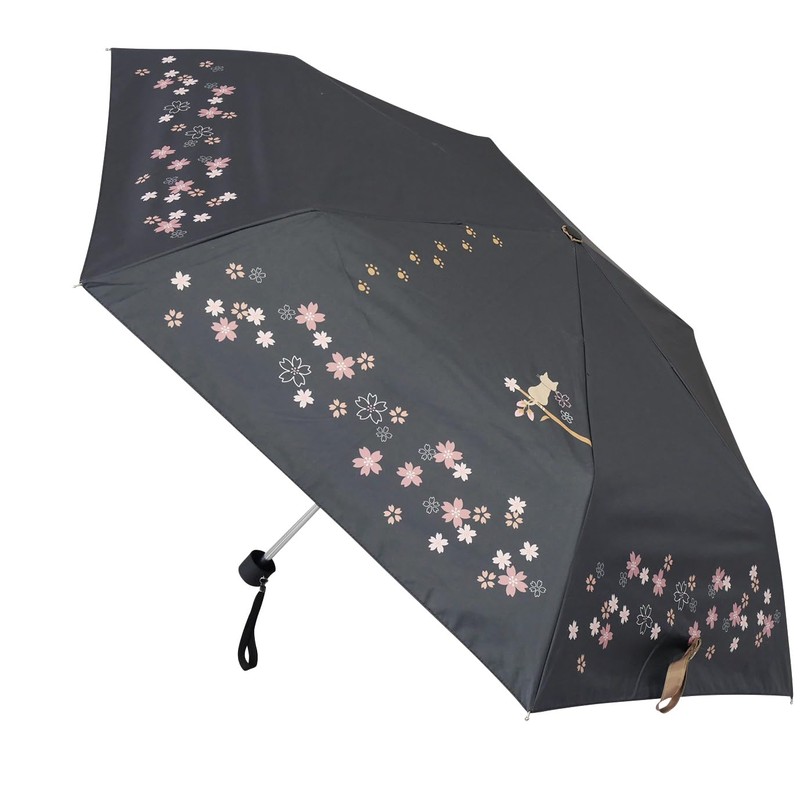 Santos JKO-491-01 Cat Series Folding Umbrella, For Rain or Shine,