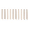 10pcs Hearing Aid Receiver Tubing Professional FKM Hearing Aid Straight