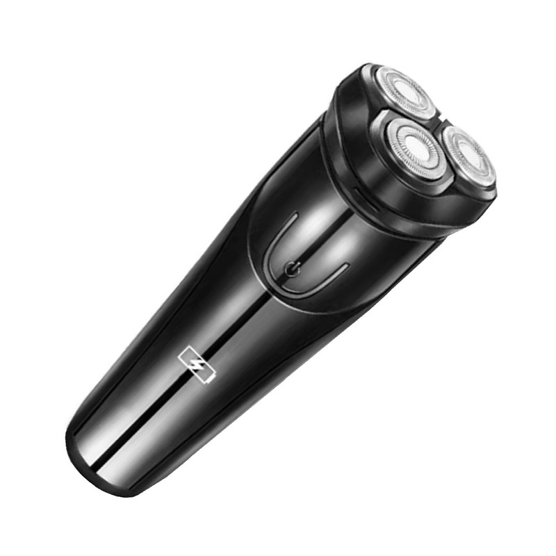Electric Beard Trimmer 3 Heads Waterproof Powerful Low Noise Portable