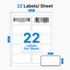 ETIKEZ 2" x 4" Crystal Clear Address Labels, Shipping Address