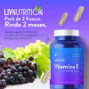 LIV NUTRITION Vitamina E 60 Cápsulas De 600 Mg -