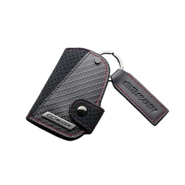 [Infinity] Key Chain Smart Key Case, Red, Approx. H 3.2 x W 2.4 inches (82.5 x 60 mm)