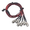 2Pack HIRCQOO 6LED RC Car LED Light Headlights Taillight Lighting