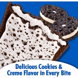 Kellogg's, Pop-Tarts, Frosted Cookies & Creme Toaster Pastries, Value Size, 16 Count, 28.2 oz Box (Pack of 2)