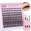 Natural Lash Clusters Kit Wispy Lash Extension Kit D Curl