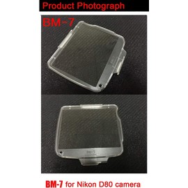 WH1916 [2-Pack] D80 LCD Screen Protective Cover for Nikon D80 SLR Camera, Transparent ABS Screen Protector, Replace BM-7