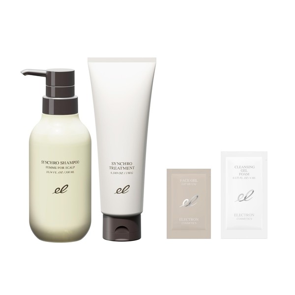 ELECTRON Beauty Hair Care Set Shampoo & Treatment (Face Gel/Cleansing