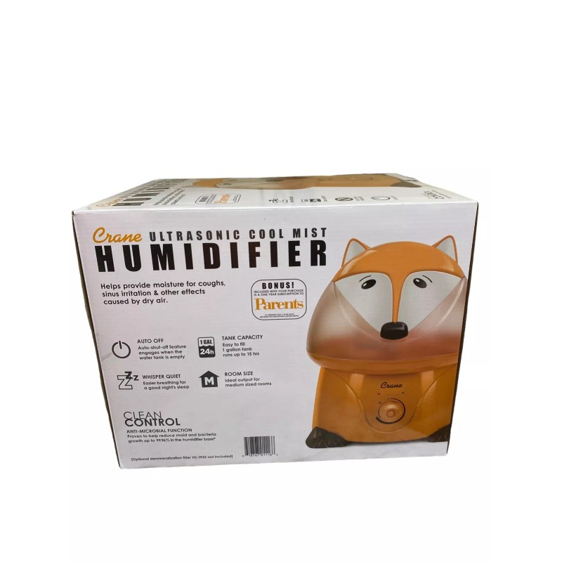 CRANE Ultrasonic Cool Humidifiers for Bedroom & Baby Nursery 1