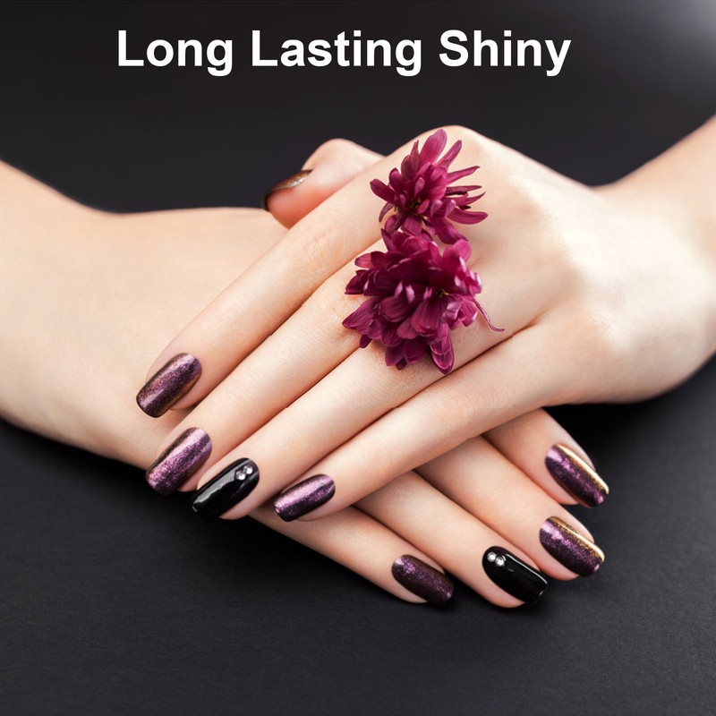 Nail Polish Starter Kit 3 Color Gel + Base Coat