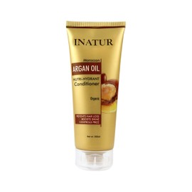 Inatur Argan Conditioner, Boosts Shine, Controls Frizz, Sulphate Free, 200 ml