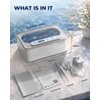 Ultrasonic Jewelry Cleaner for Glasses Watches Rings Dentures,12OZ White