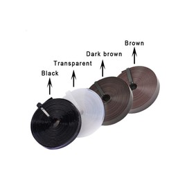 0.9 * 300cm Hair Extensions Hot Glue Fusion Keratin Glue Pre-bonded Tool for Hair Extension Salon Styling Tool (Dark Brown)