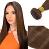 Elailite Real Hair Weft Extensions, Human Hair Bundles Extensions, Real