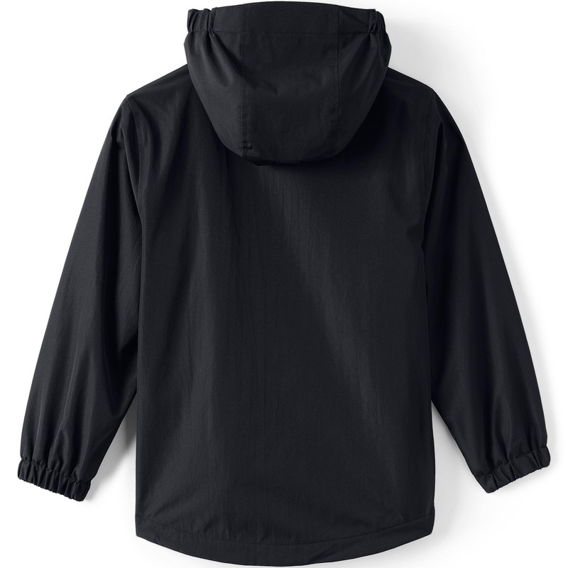 Lands' End Kids Rain Jacket X-Large Black