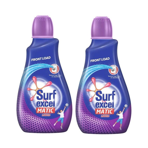 Surf Excel Matic Front Load Liquid Detergent - 500 ml (Pack of 2)