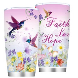 Stainless Travel Tumbler & Multi- Purpose Flask, with Lid Leakproof & Double Walled - Great for Hot & Cold Drinks 20oz (Bird)