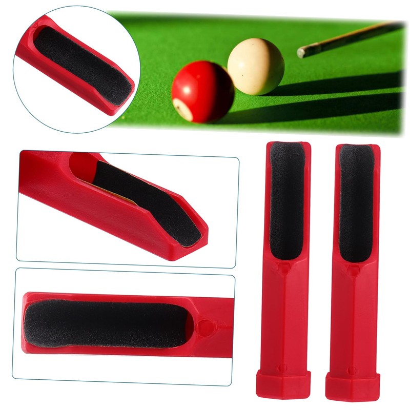 Totority 2Pcs Billiard Cue Shaper Burnisher Lightweight Cue Tip Repair