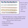 PayDirtCo Full Bloom 5-Pack Glass Nail Files Set with Cases