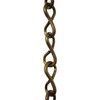 RCH Hardware CH-S50-16-AB-3 Steel Basket Chain, Antique Brass (3 Feet)