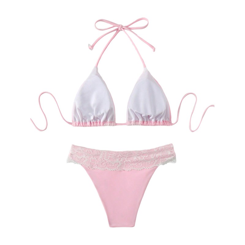 SHENHE - Traje de baño de 2 piezas para mujer