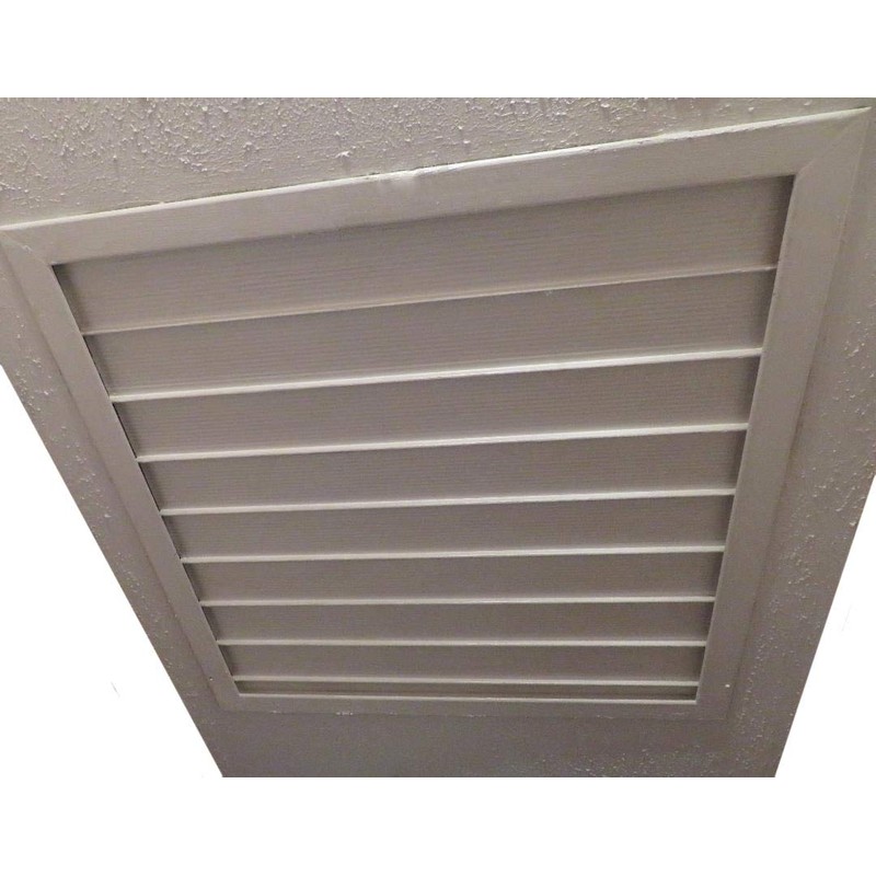 MWS Residential Fan Shutter Cover Attic Exhaust Vent Stop Sealer