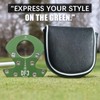 Black Style Mallet Putter Headcover Magnetic Closure for LAB DF3
